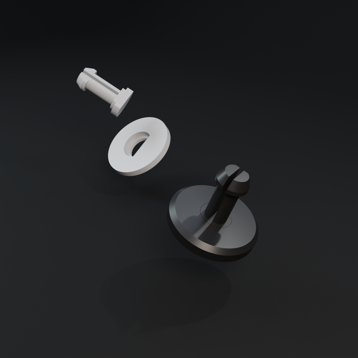Simple peg connector
