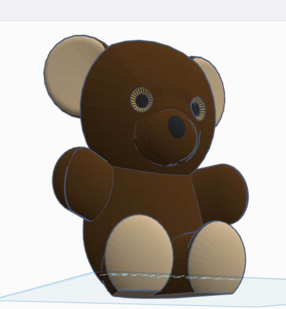 cuddles the bear 3D model