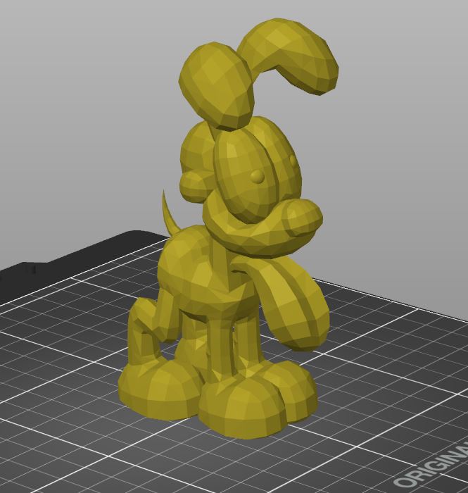 ODDIE DOG (GARFIELD FRIEND) AND VOXEL VERSION