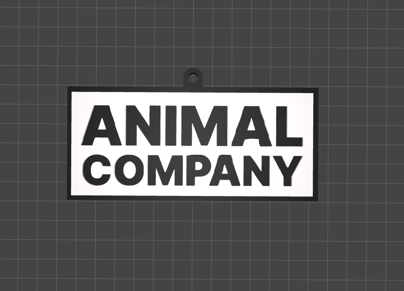 Animal company keychain