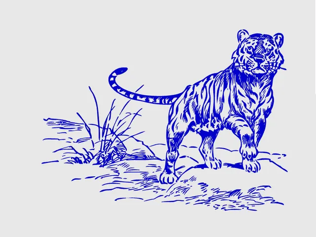 wall art tiger