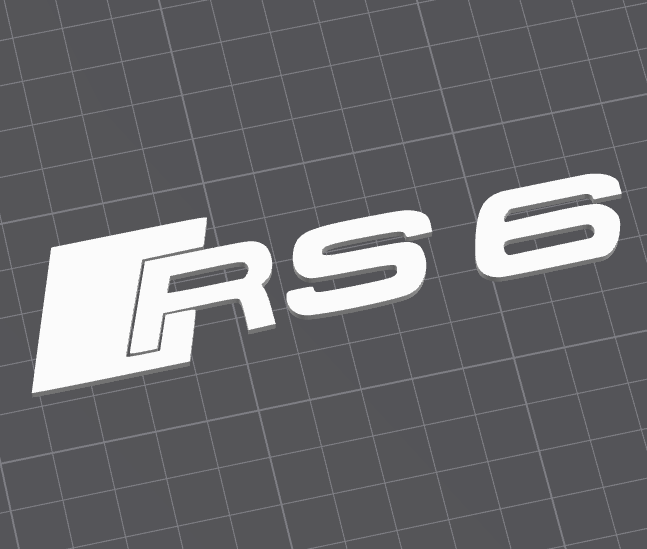 Audi RS6 Logo/Badge