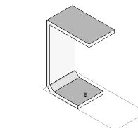 Under back shelf kinect hook