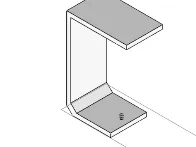 Under back shelf kinect hook