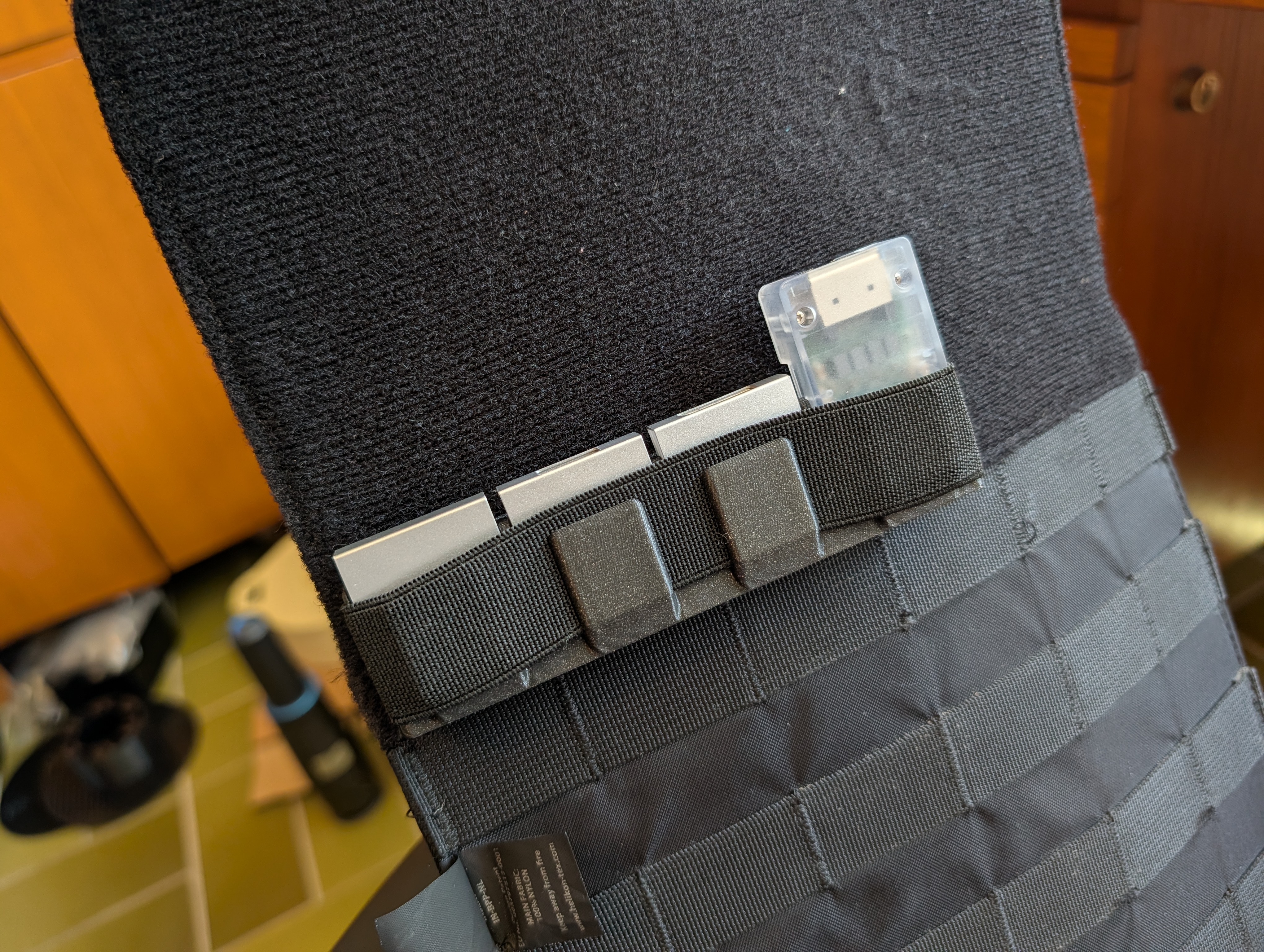Framework Laptop Velcro Expansion Card Holder (1-6 modules)