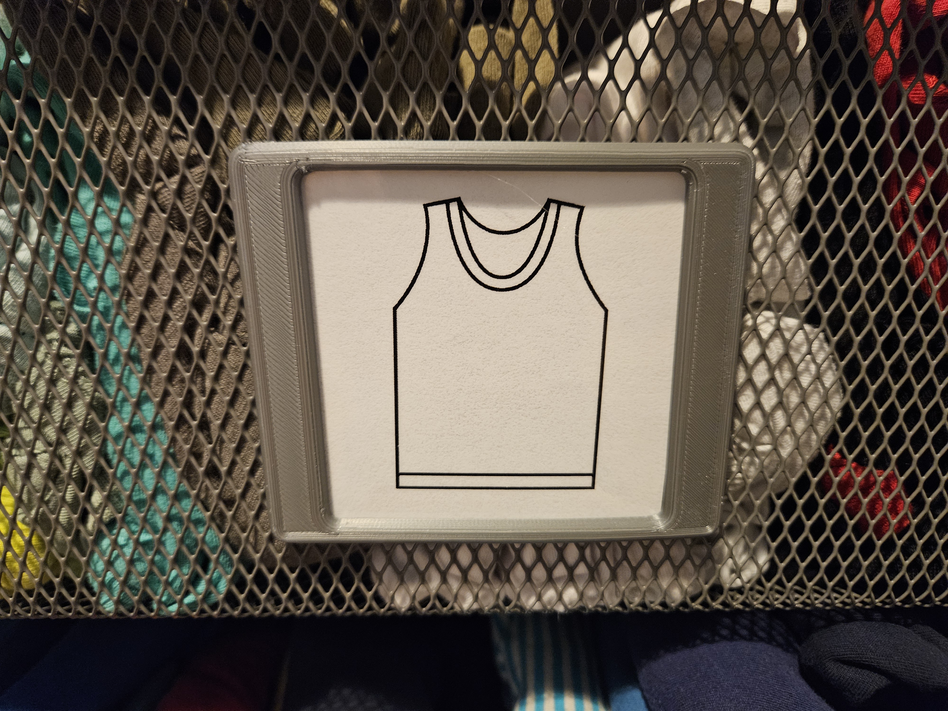 Label holder - IKEA Komplement mesh basket