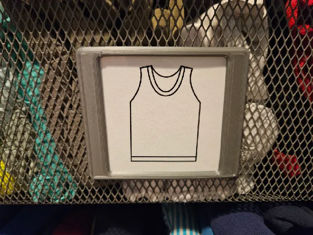 Label holder - IKEA Komplement mesh basket