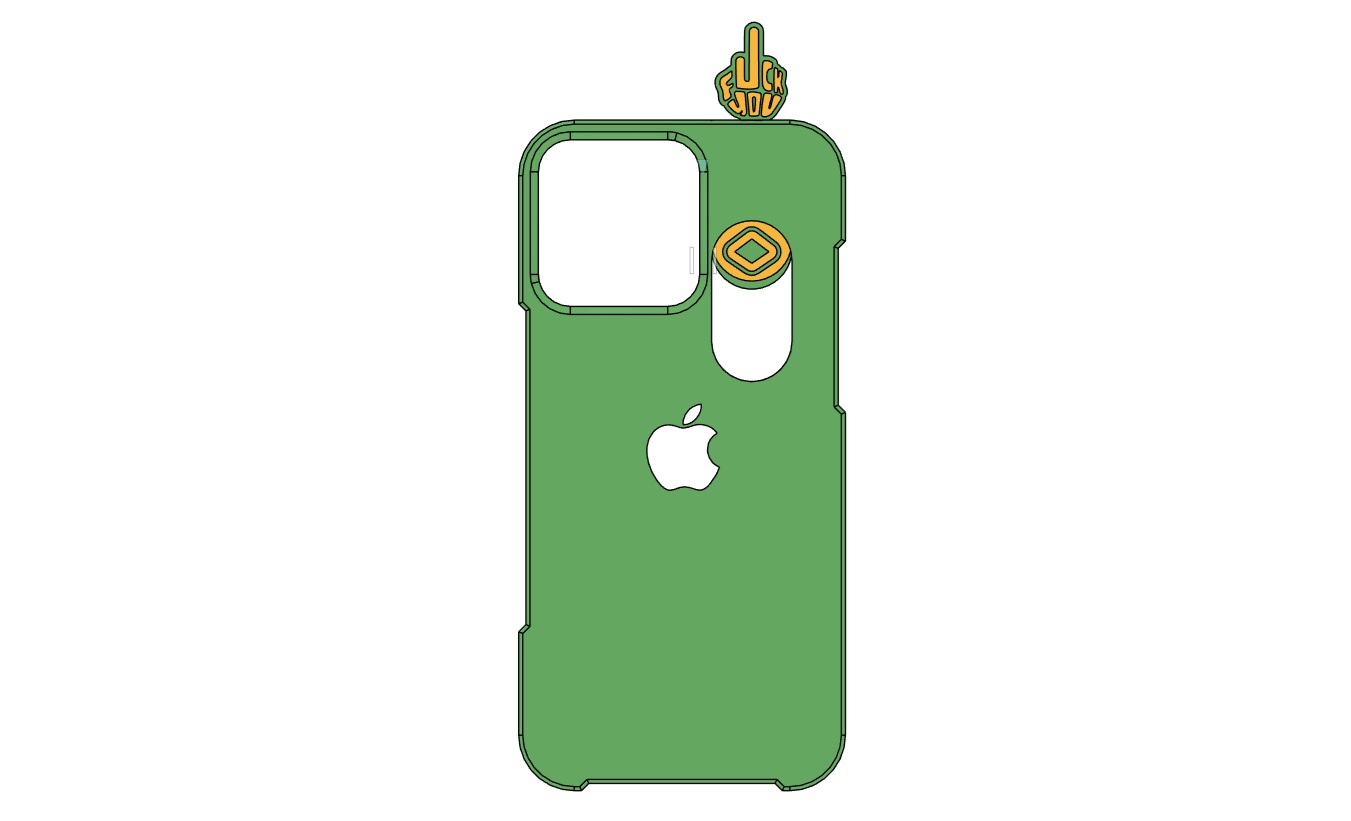 iPhone 16 Pro Max Case With Finger Pop-Up