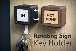 Key Holder | Rotating Sign | Key Hanger