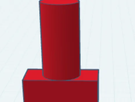 morse code stamp. no supports needed