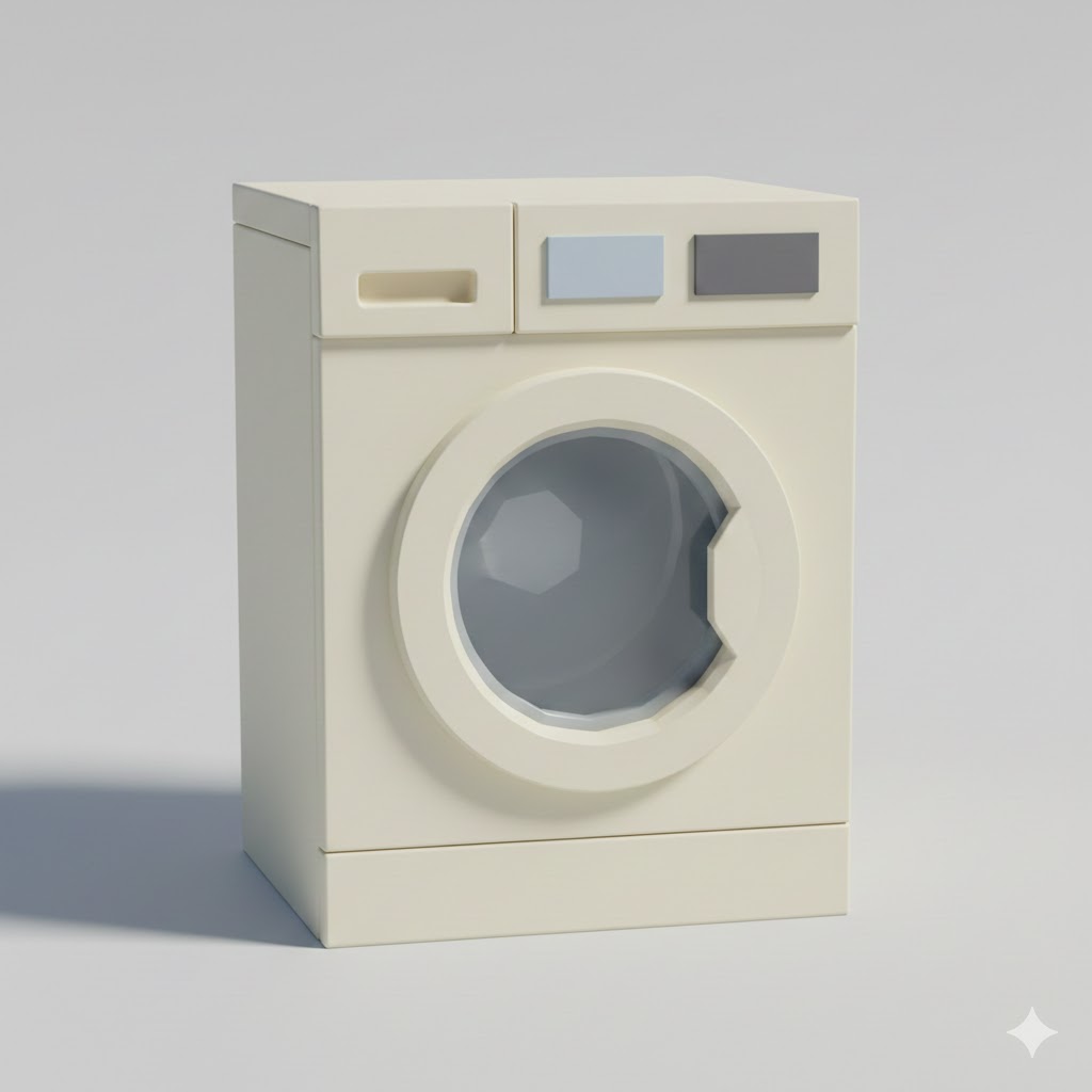 Low Poly Washing Machine