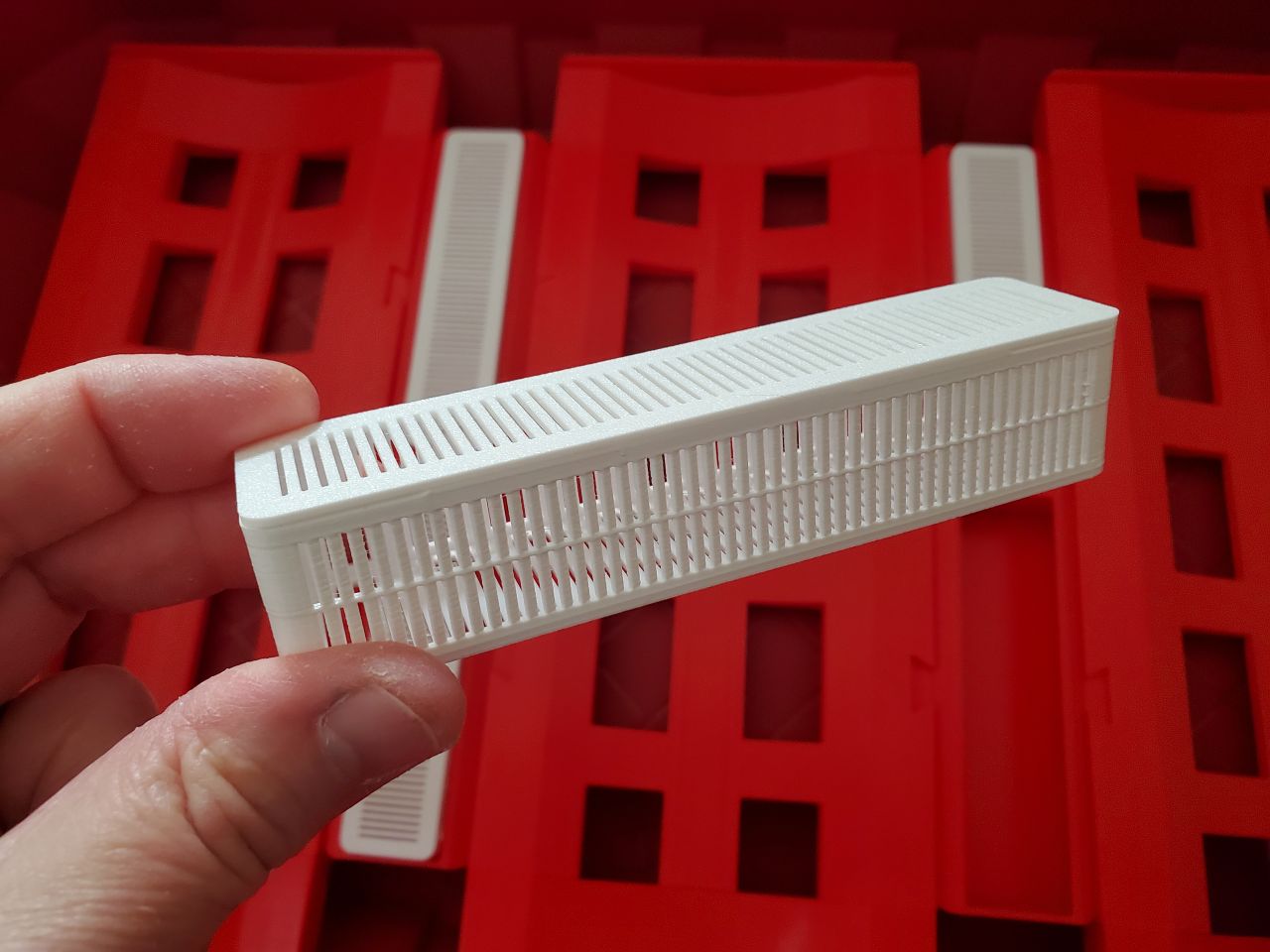 Exact Fit Desiccant Box for Husky Bin Filament Storage Box 3D model thumbnail