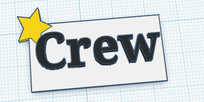 Crew nameplate
