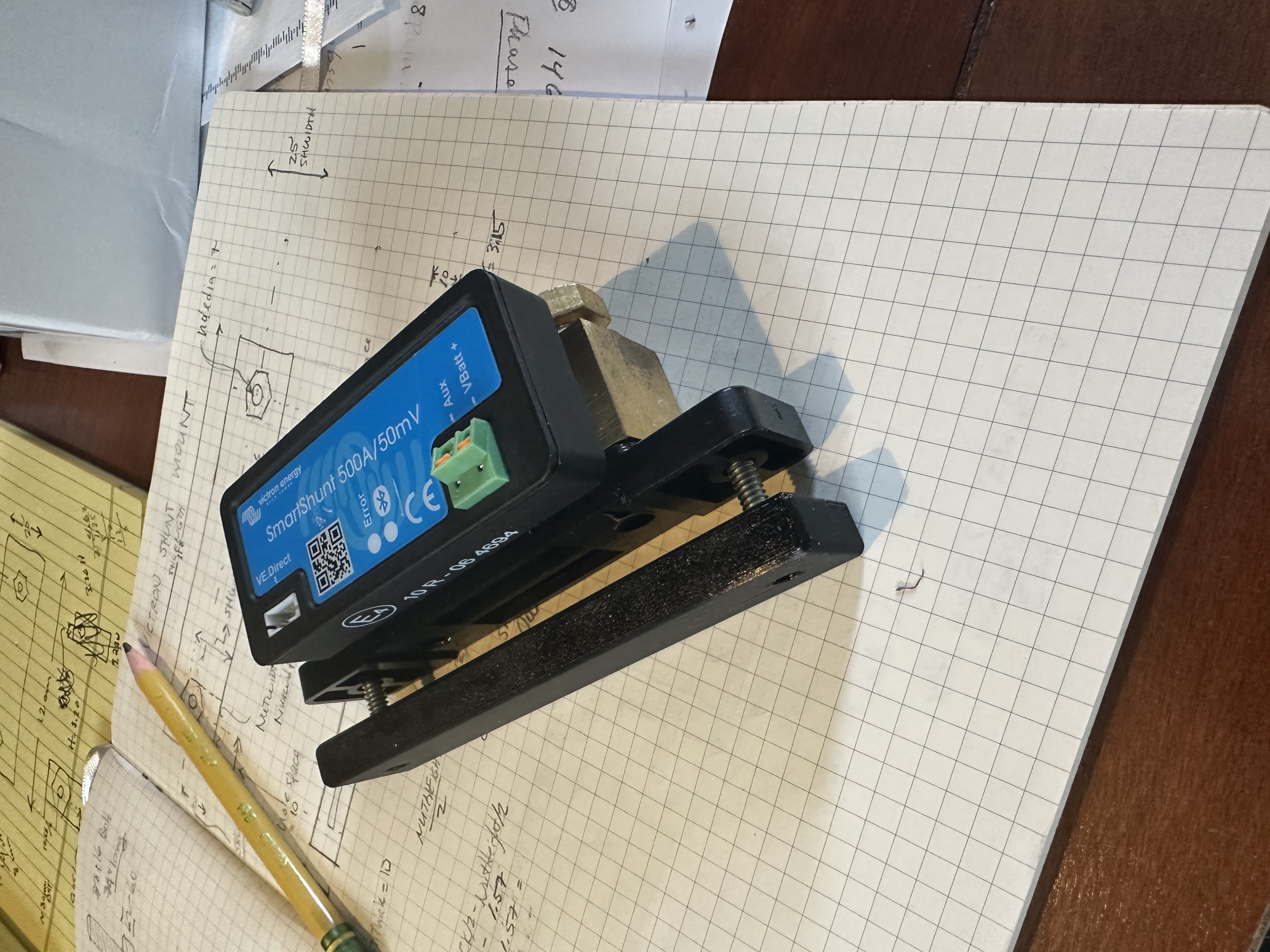 Mounting Block for Victron SmartShunt