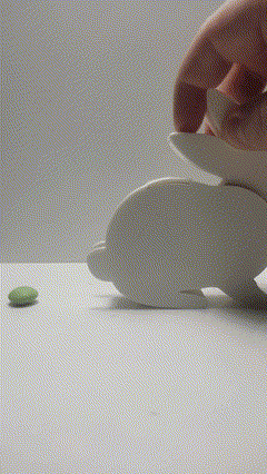 Candy pooping bunny