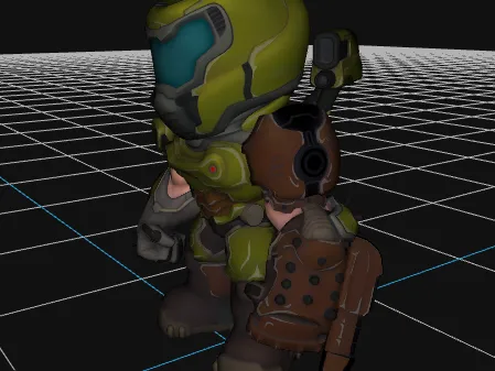 DoomSlayer Toy Collectable from Doom Eternal