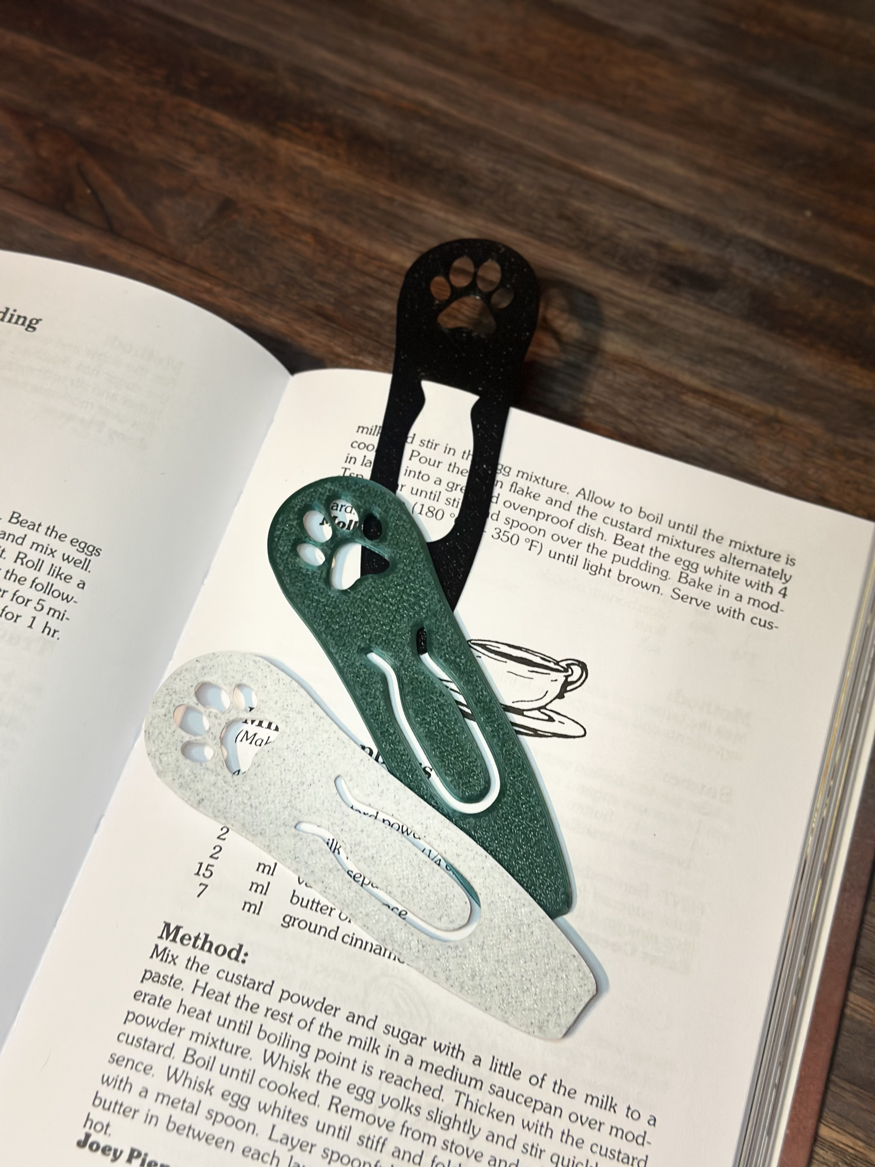Dog Paw Bookmark
