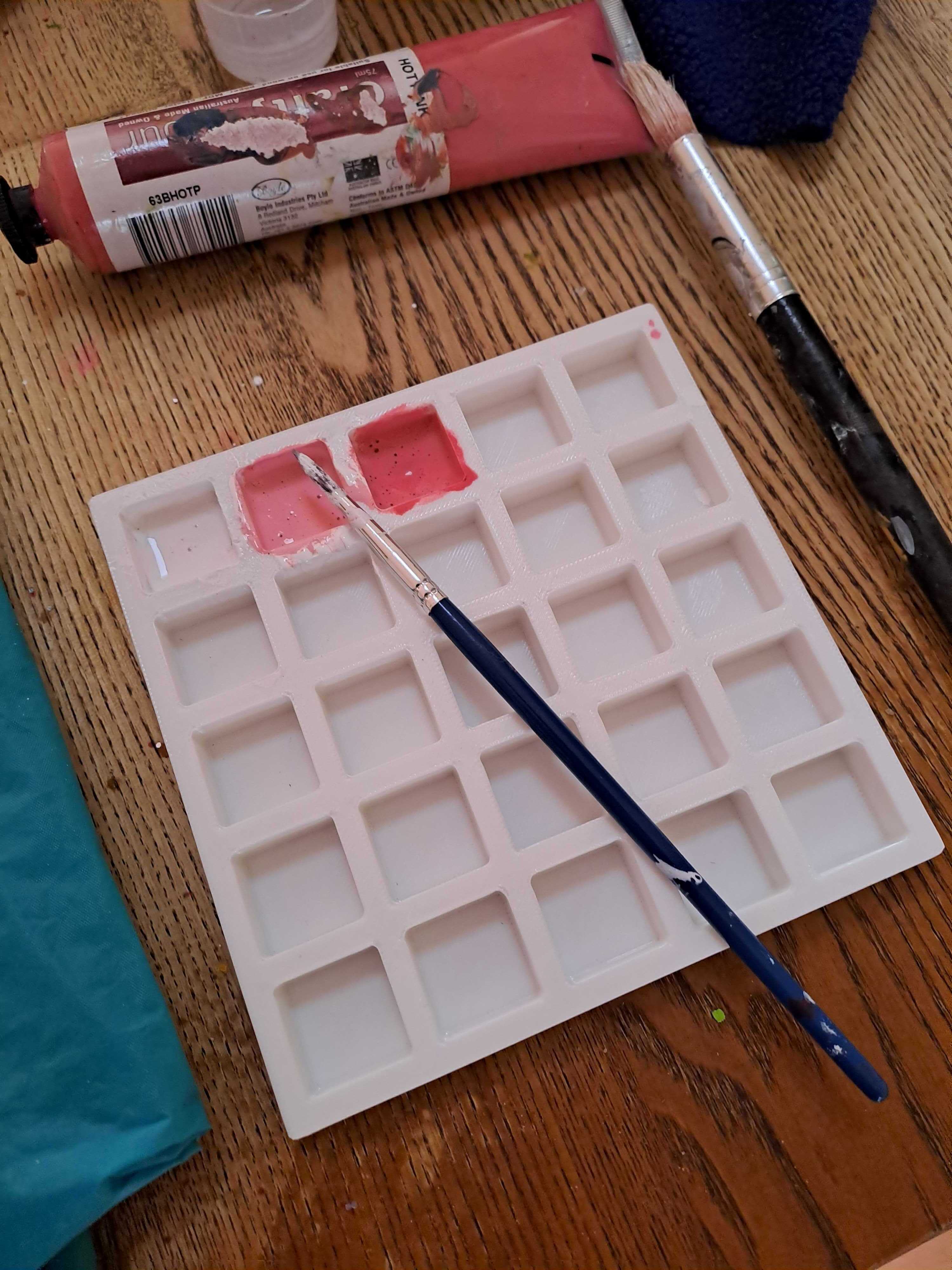 Simple paint tray 3D model