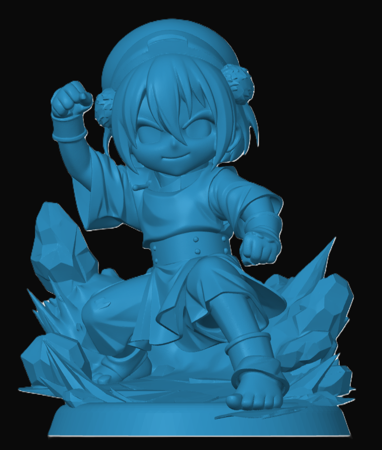 Toph Inspired Chibi
