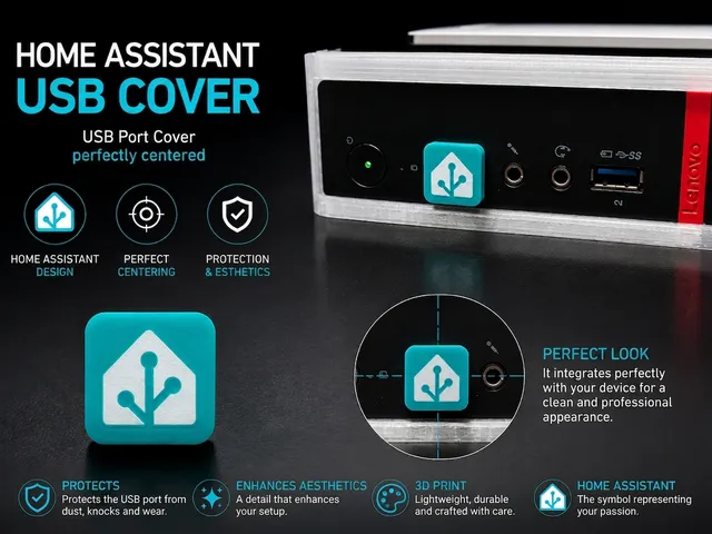 Home Assistant USB-A Port Cover / Dust Plug