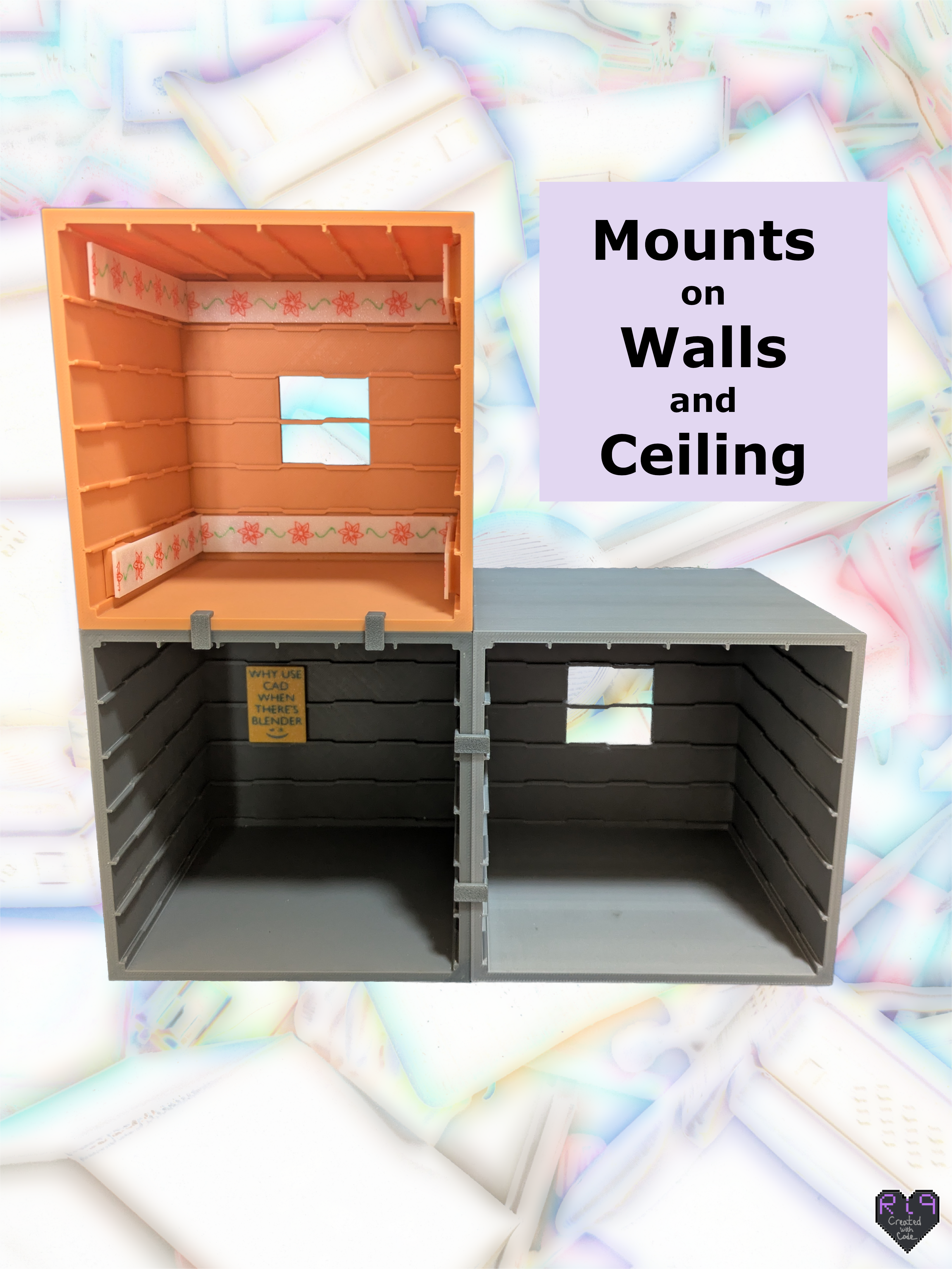 Modular room for Dollhouses/Displays