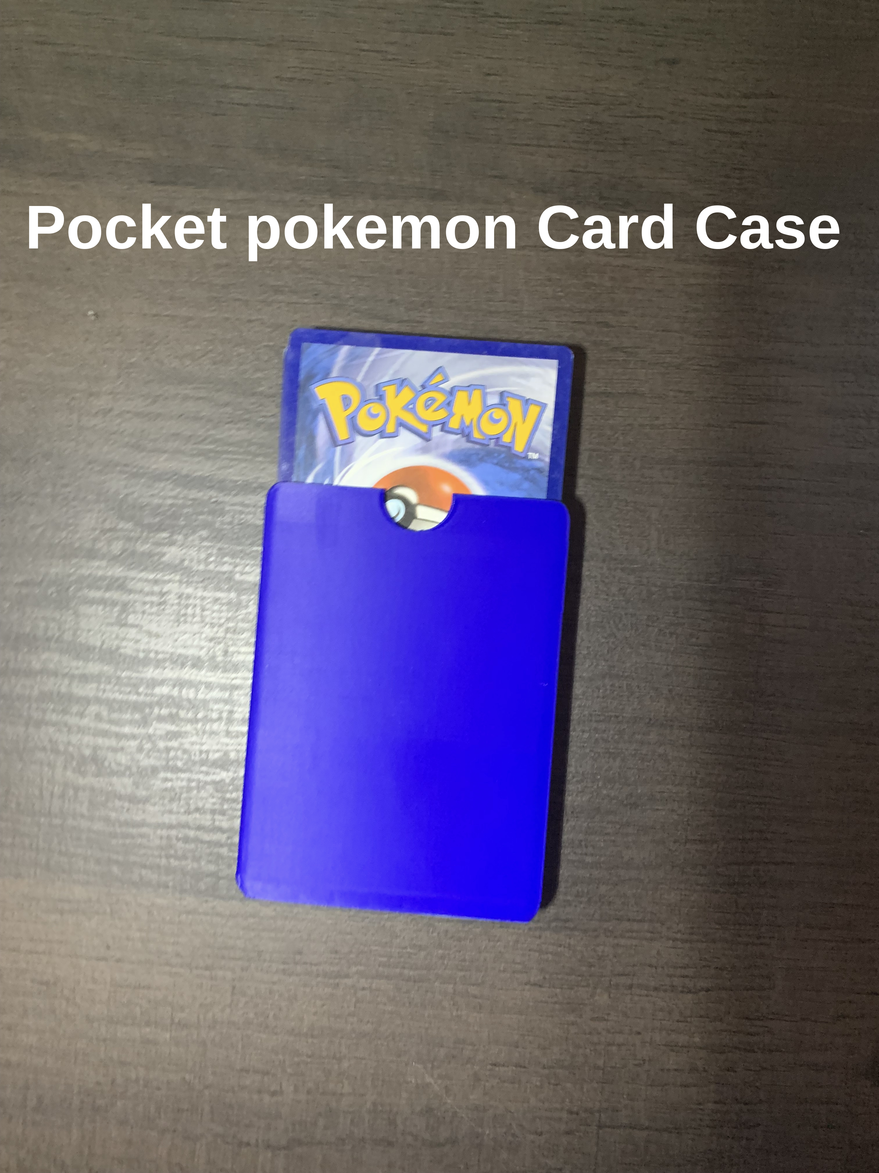 Pocket Pokemon case - keep your cards nice while in your pocket!