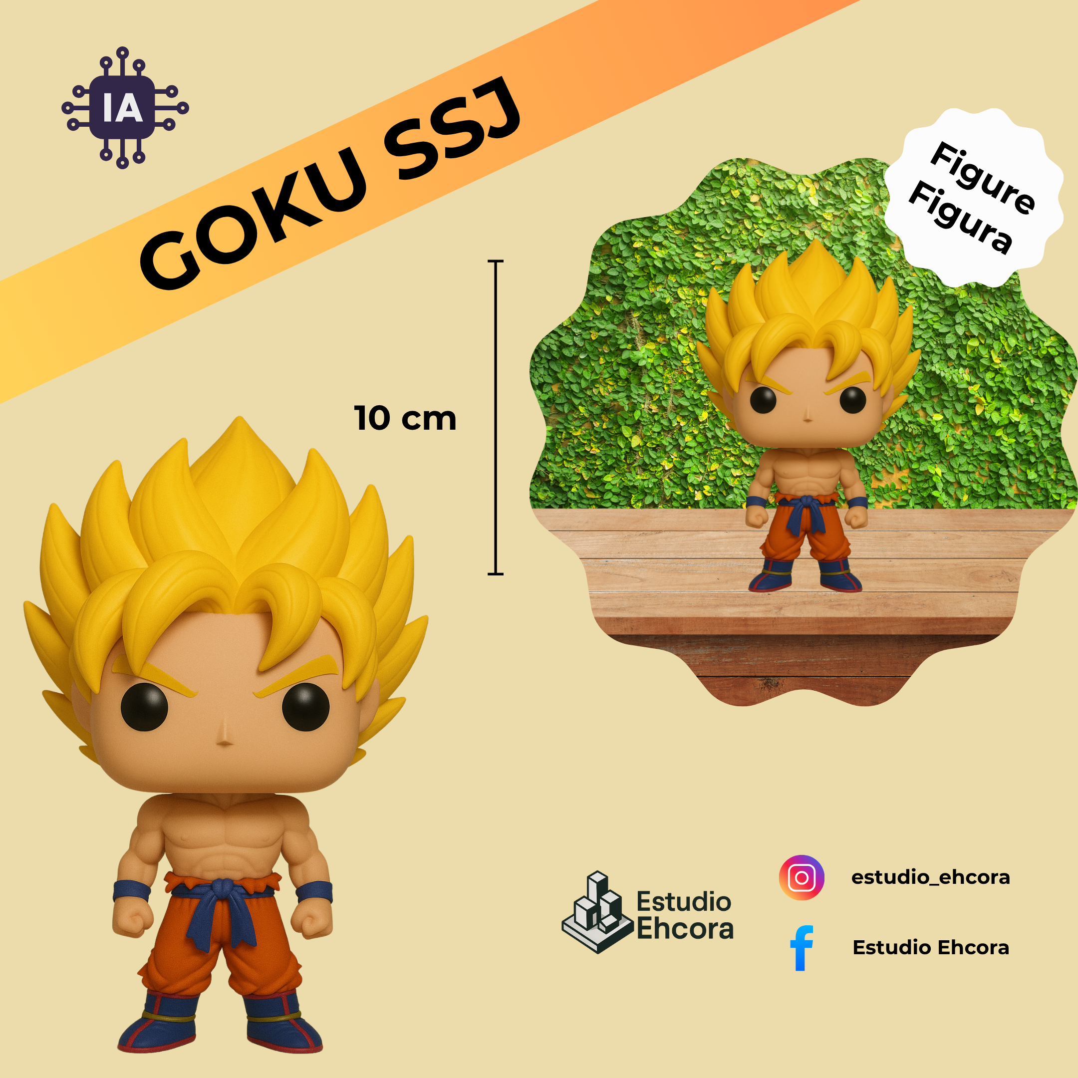GOKU SSJ FUNKO Figura 10cm
