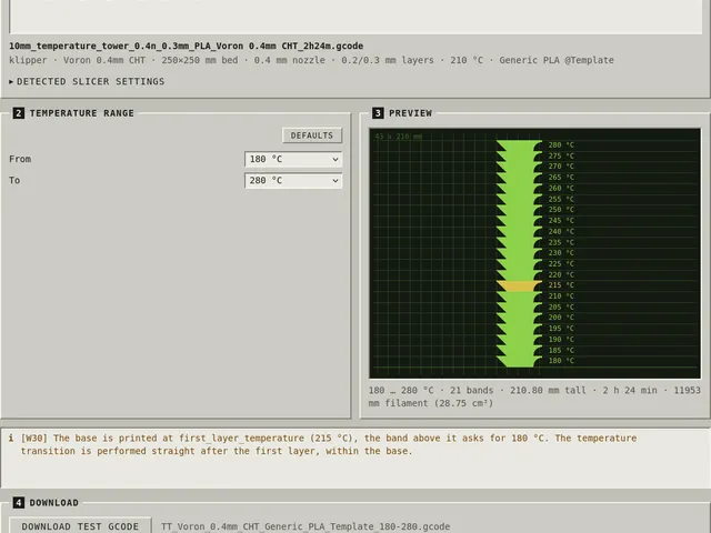 PrusaSlicer Print CalibrationTool
