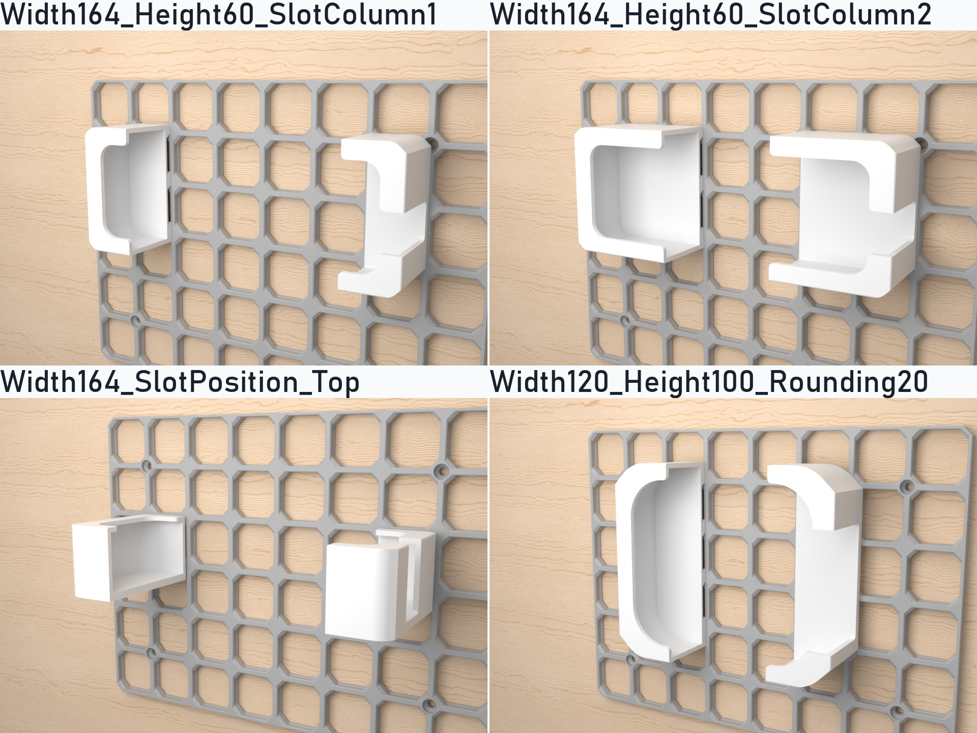 Miniatura 2 do modelo 3D openConnect - Clamshell Holder Generator