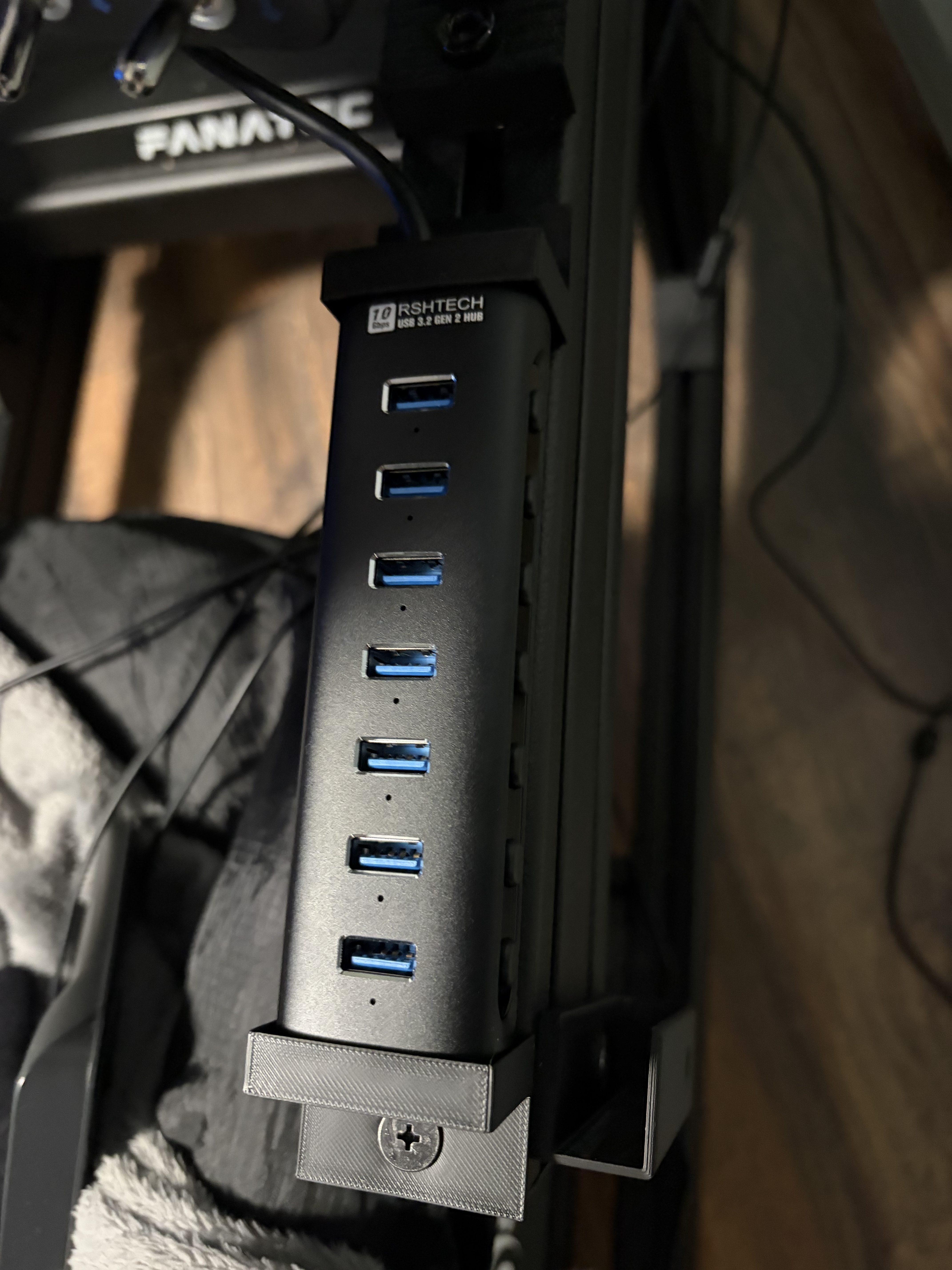Simrig halter RSHTECH USB Hub 3.1 Gen2 mit 7 Ports