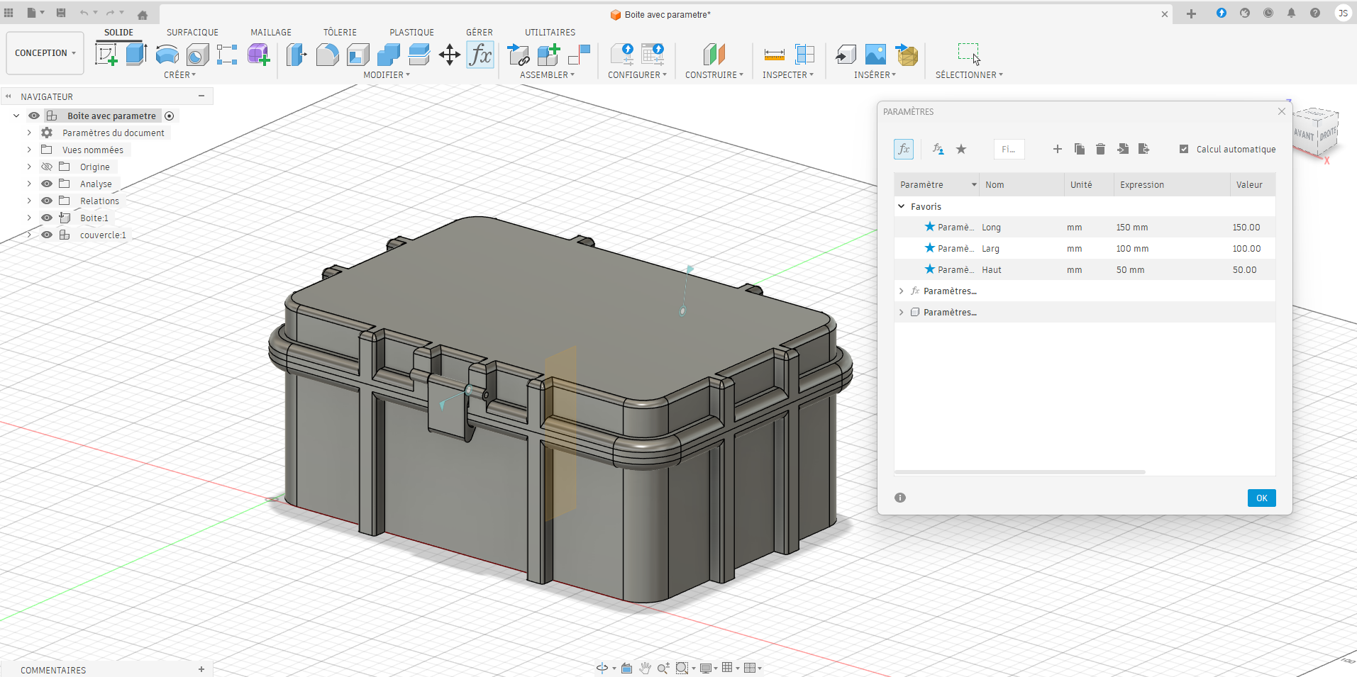 Boite Ajustable — miniatura 2
