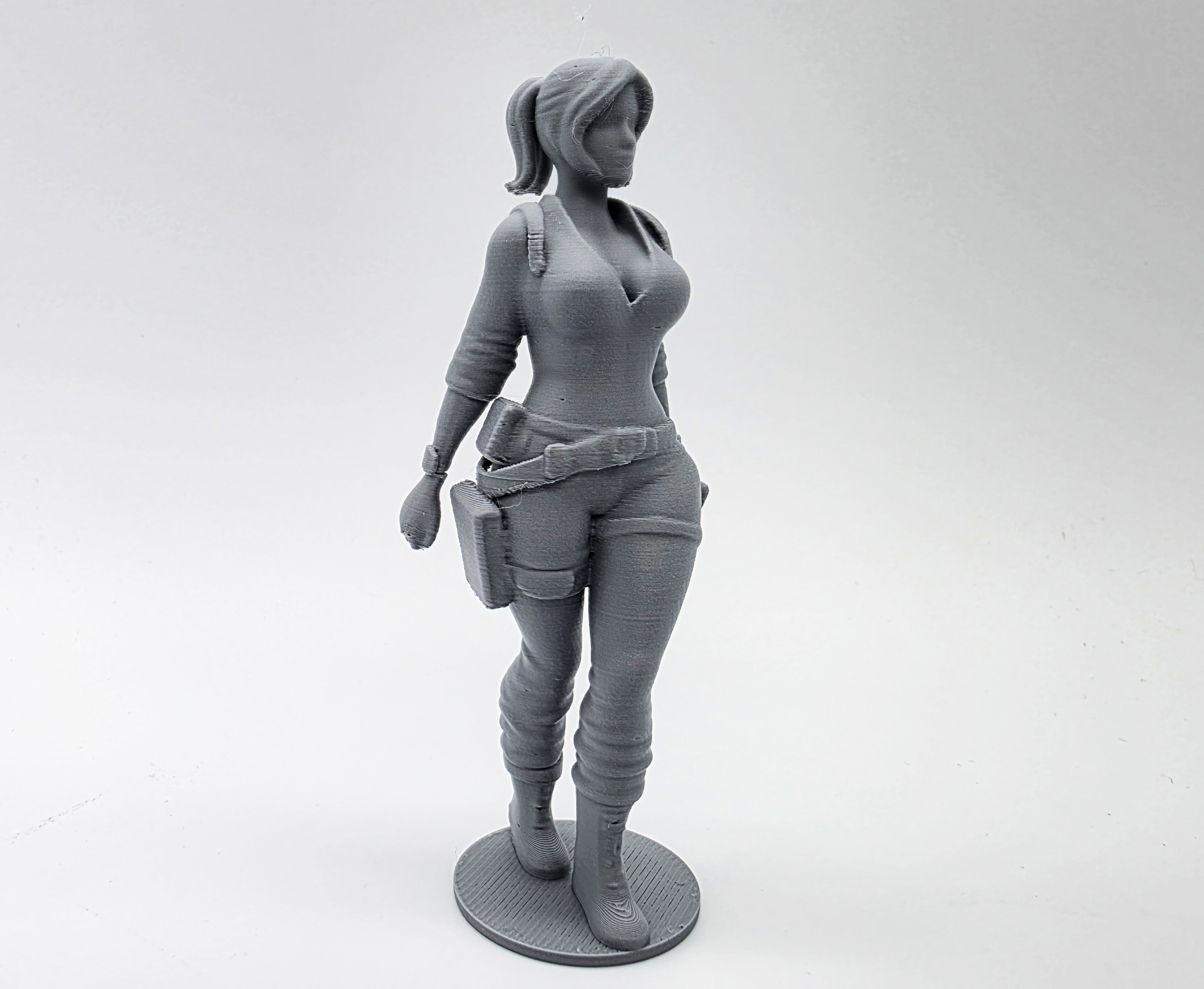 Female Secret Agent Figurine