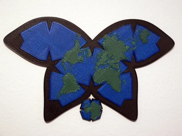 Waterman Butterfly World Map
