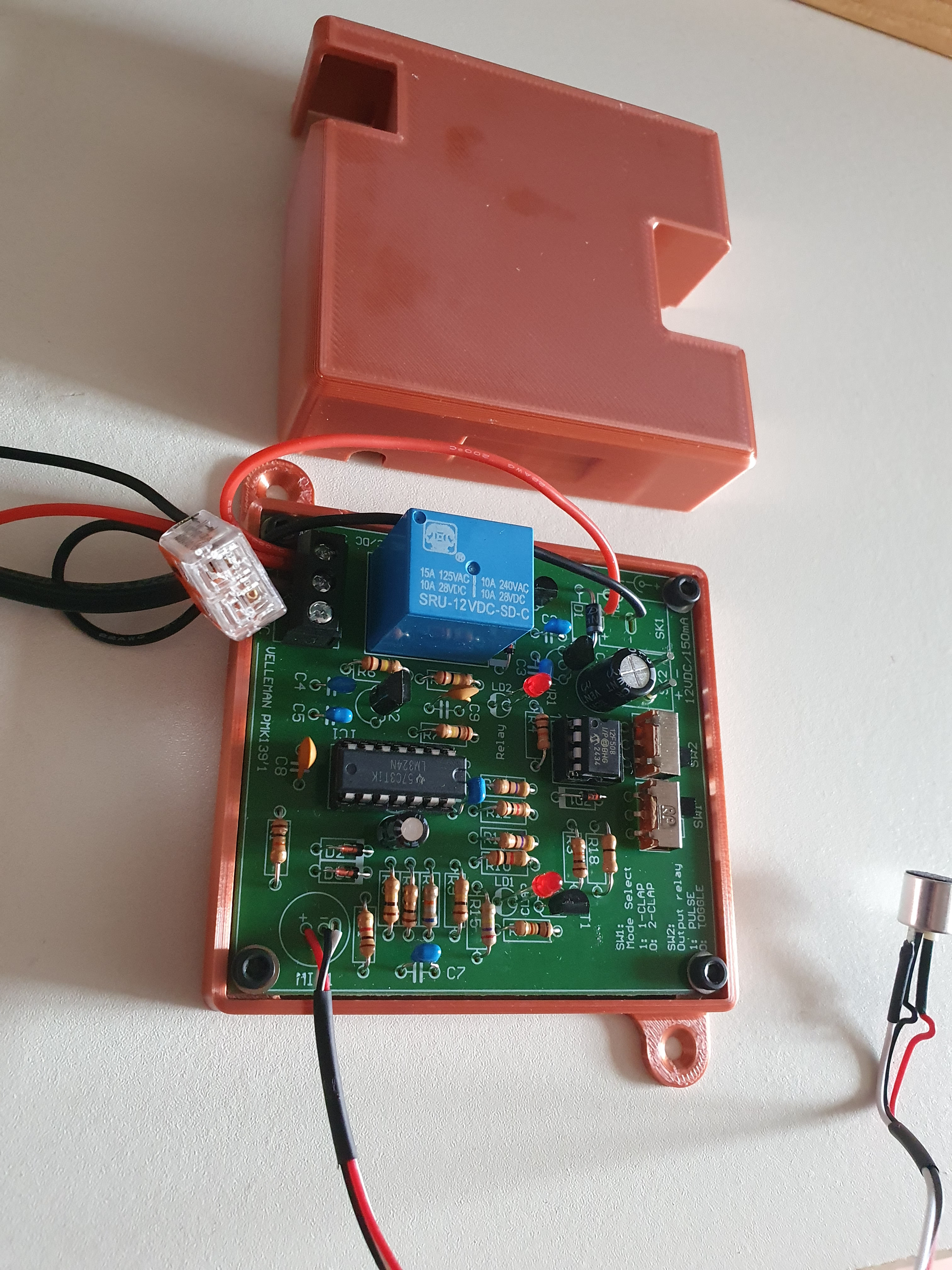 Case for Whadda WSHA139 clap switch 3D model