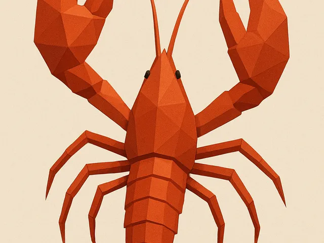 Low poly lobster