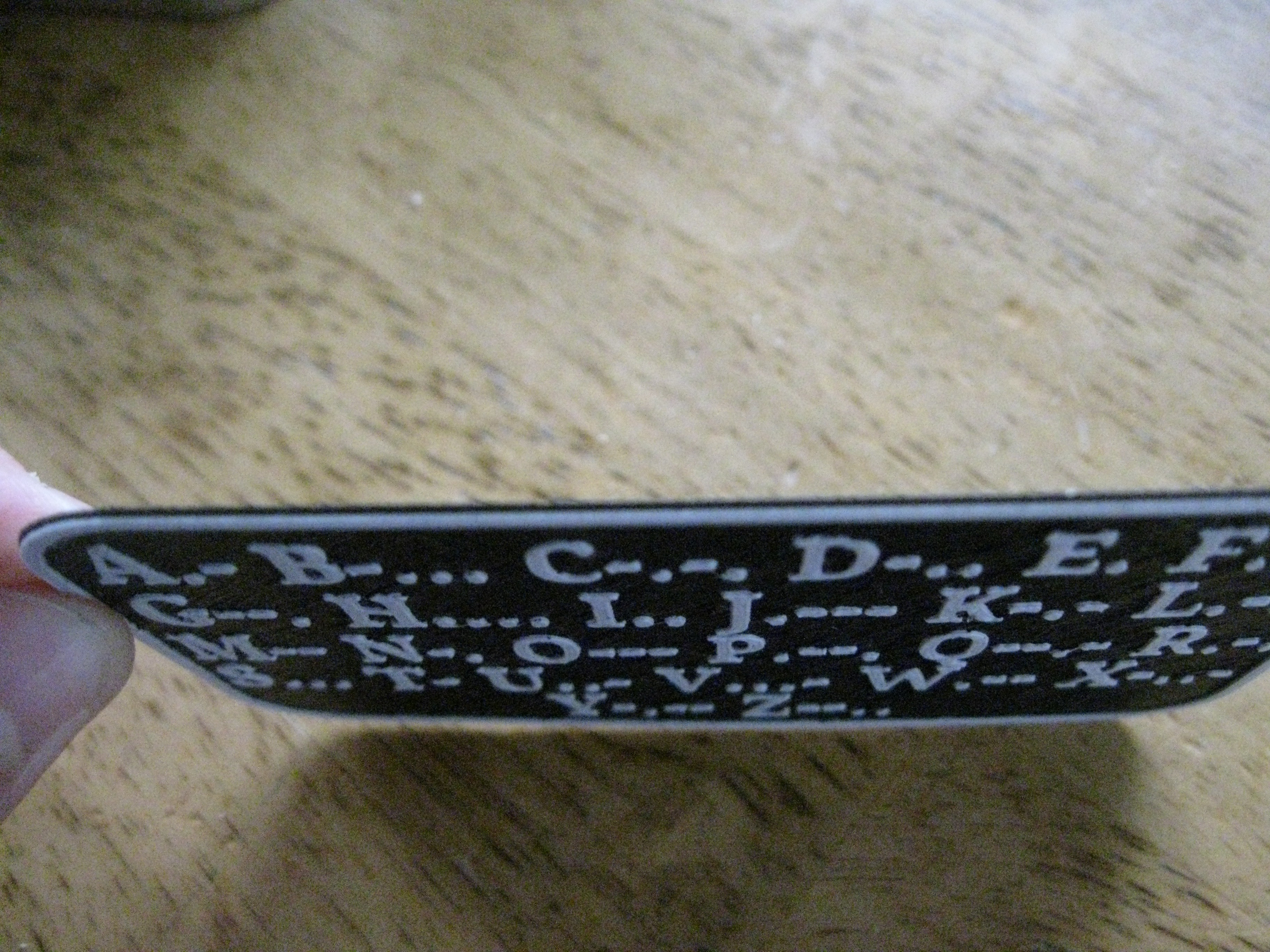 Miniatura 3 do modelo 3D Morse Code Card
