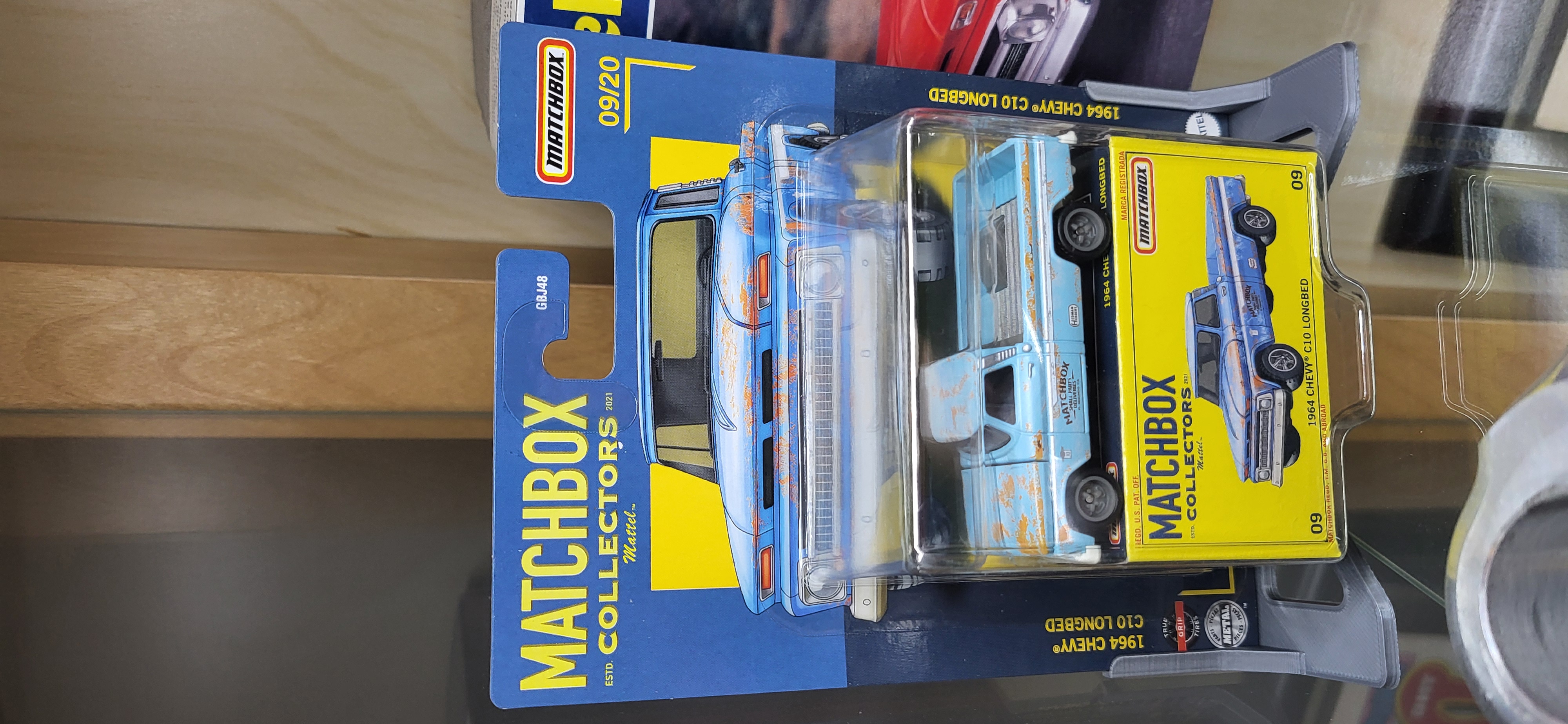Matchbox model holder / stand