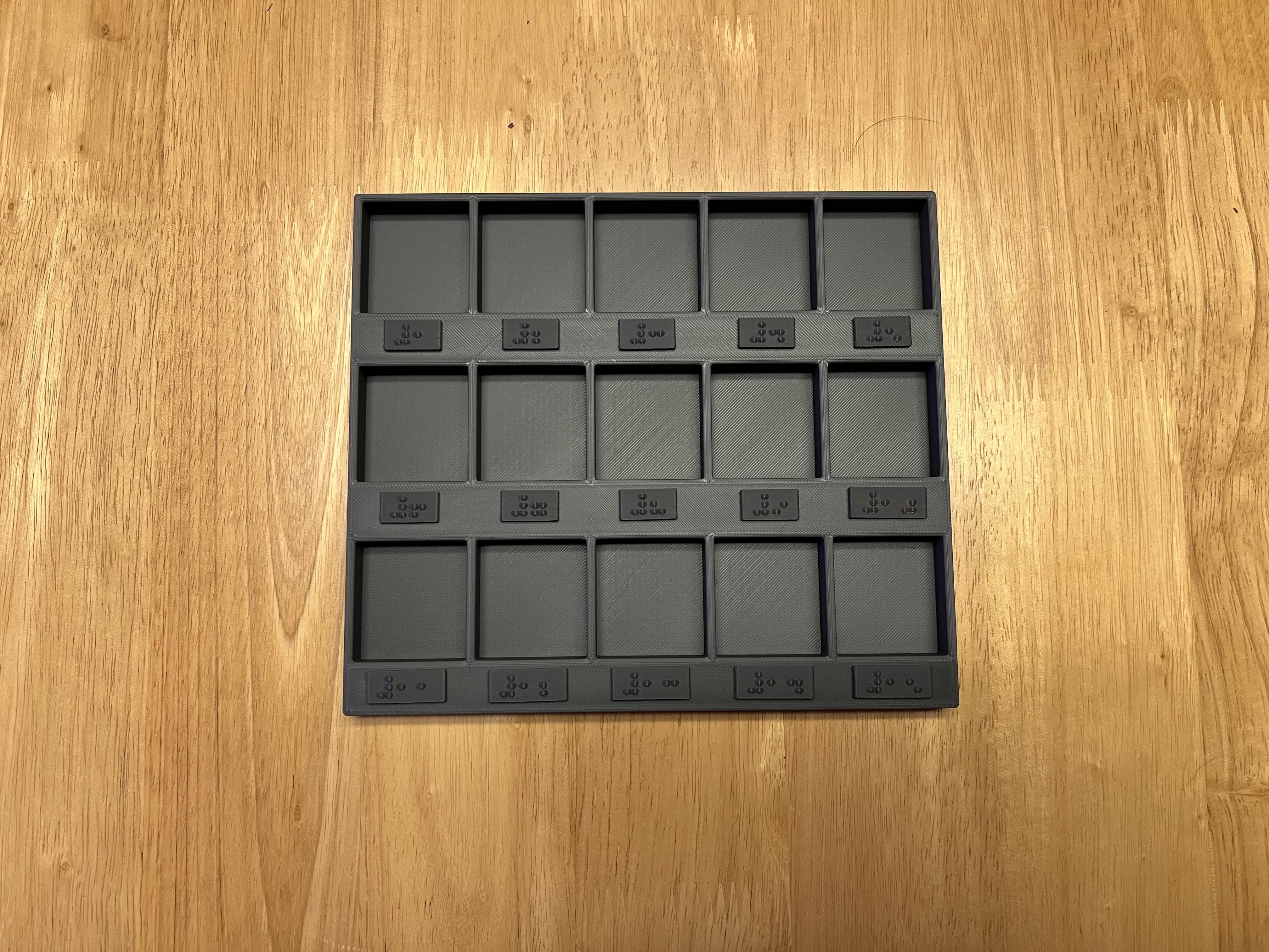 Counting Tray with Braille