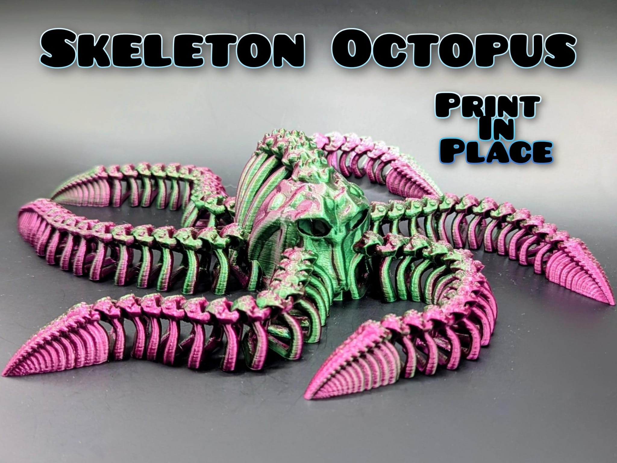 Articulated Octopus-Print in Place