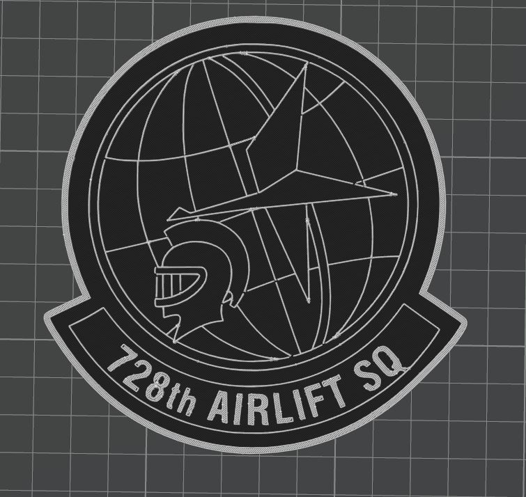 728th Airlift Squadron Patch