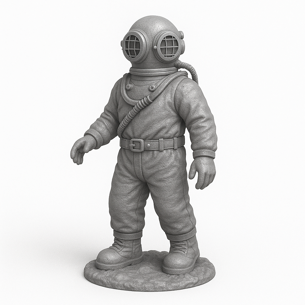 Miniatura 2 do modelo 3D AQUARIUM - Diver