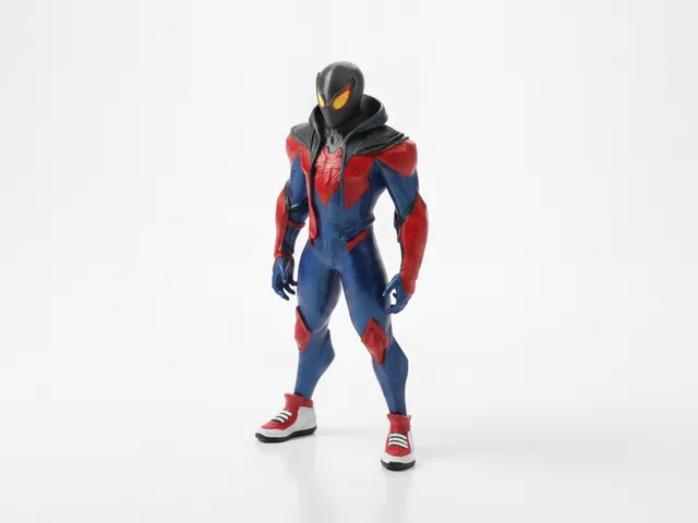 Futuristic Spiderman Figurine Marvel 3D Printable