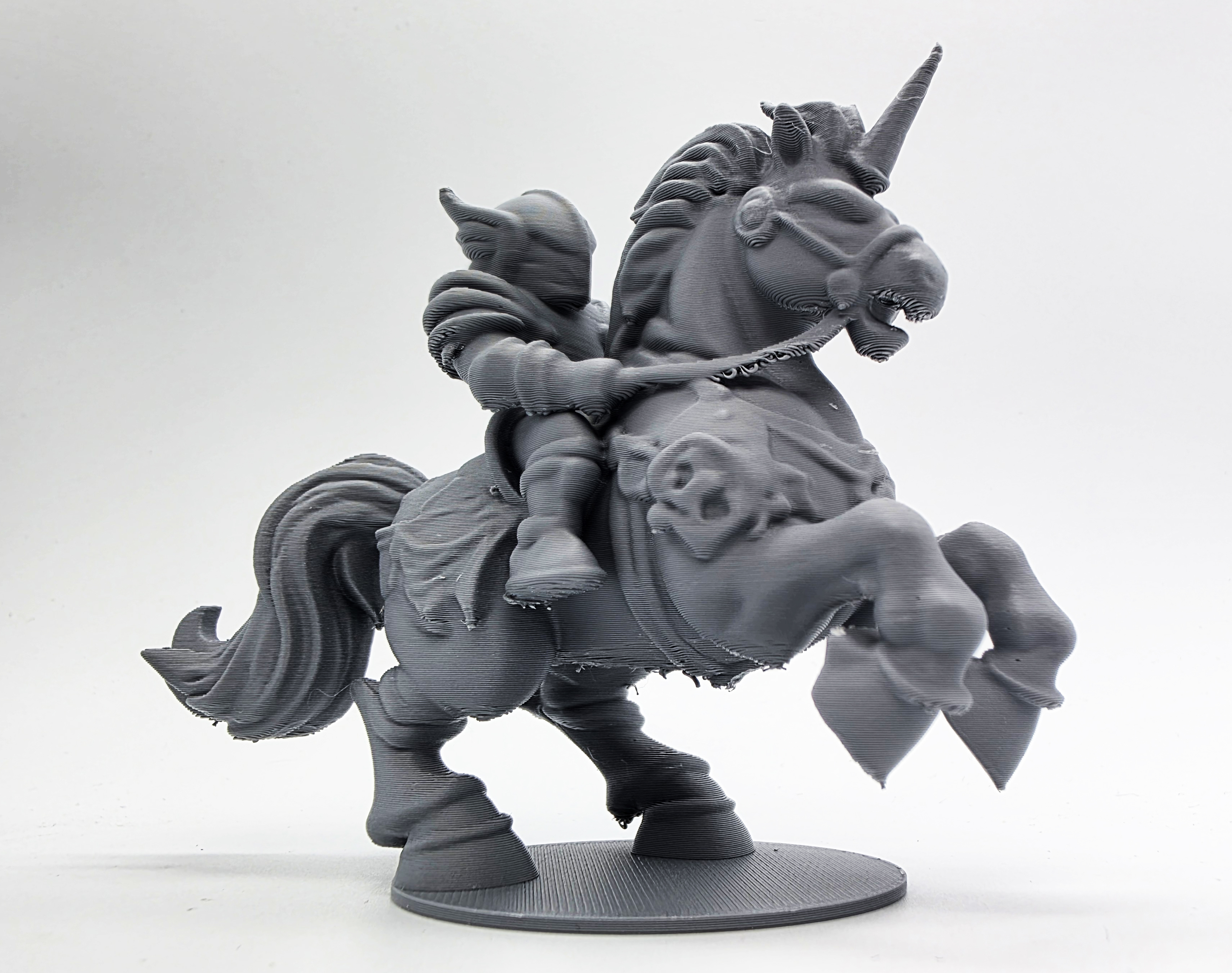Knight on Rearing War Unicorn