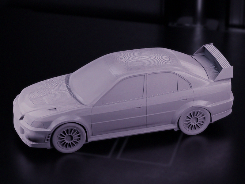 Mitsubishi Lancer Evolution VI – High Detail Exterior Shell Model