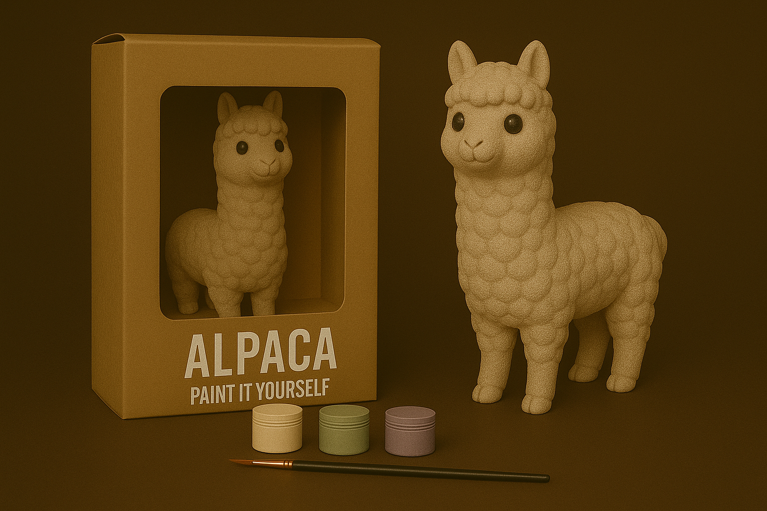 Alpaca – Paint-It-Yourself