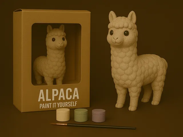 Alpaca – Paint-It-Yourself