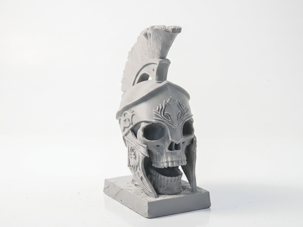 Leonidas Skull Spartan Warrior Sculpture 3D Printable