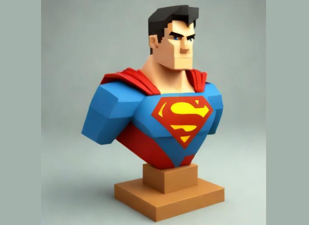 Lowpoly Superman