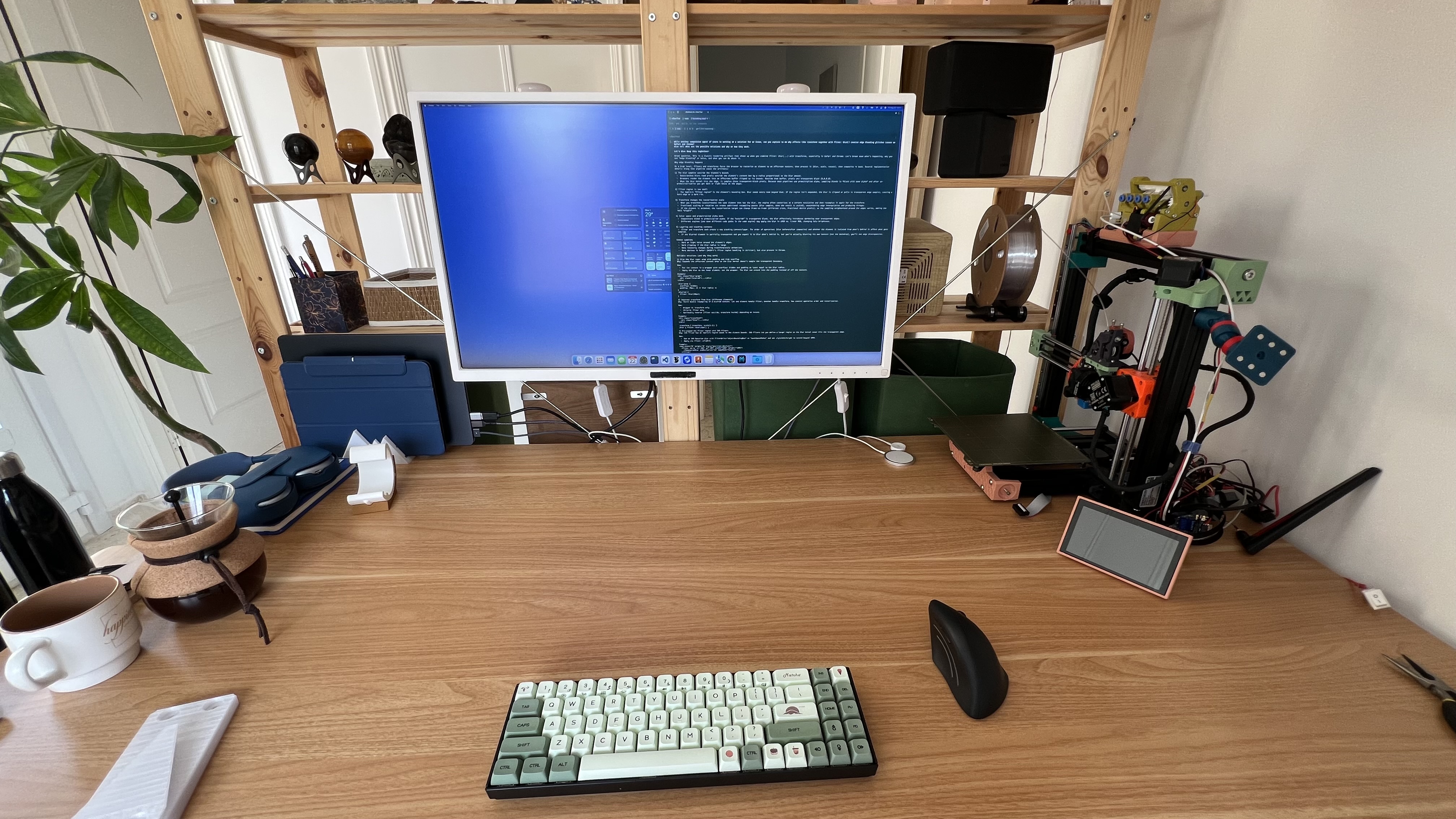 VESA wall mount for IKEA shelf
