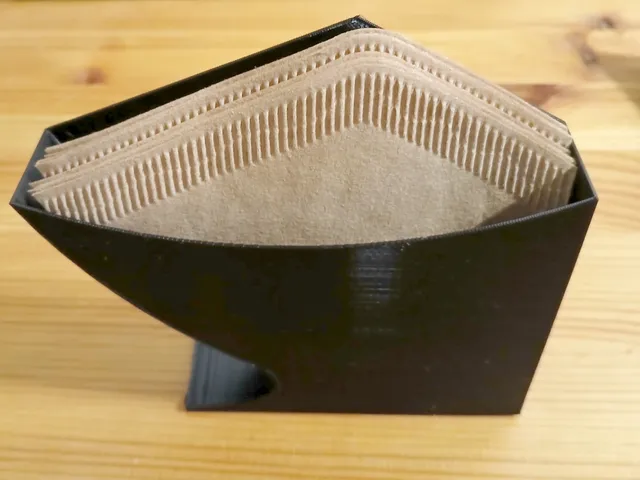 Coffee filter holder for size 101 (small) upside down